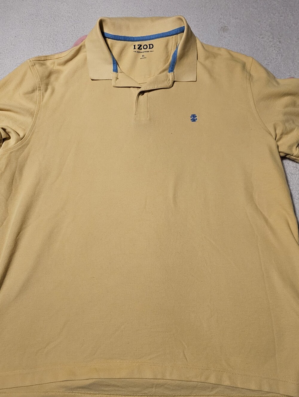 IZOD Men's Polo Bundle - Pastel Blue, Pink, Yellow, Lavender Xl - Picture 4 of 8